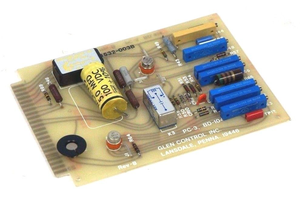 USED GLEN CONTROL INC. 1532-003B PC BOARD 1532003B - SB Industrial ...