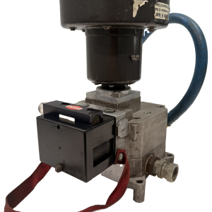 USED HERION XSZ-32 PRESS SAFETY VALVE W/ 0016620 SAFETY MUFFLER (READ DESC.)