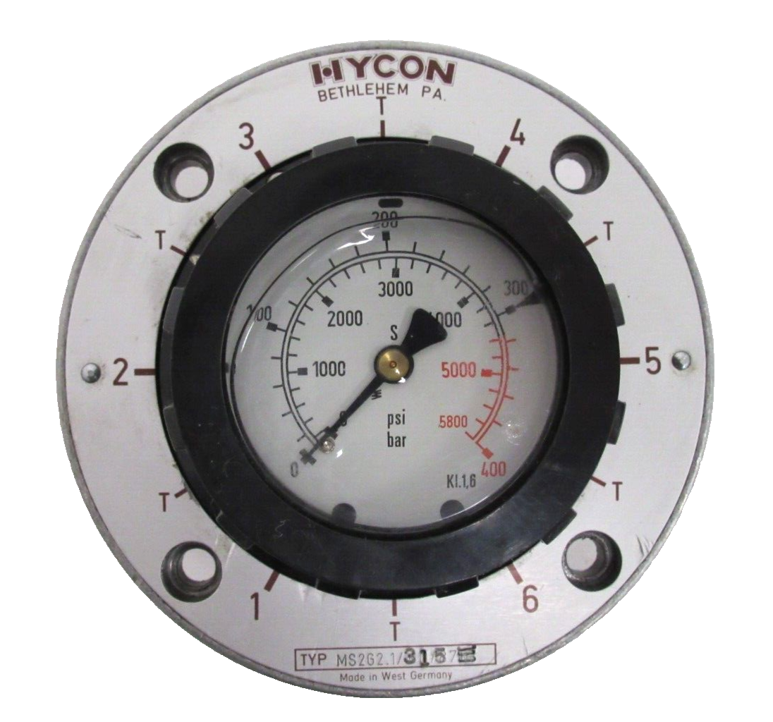 USED HYCON MS2G2.1/3157 GAUGE ISOLATOR MS2G2.1/60/870