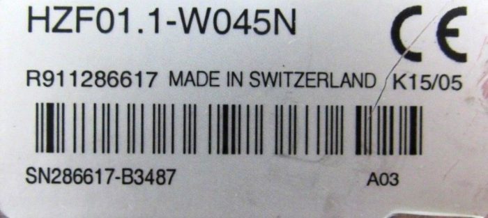 USED INDRAMAT HZF01.1-W045N POWER SUPPLY HZF011W045N - Image 6