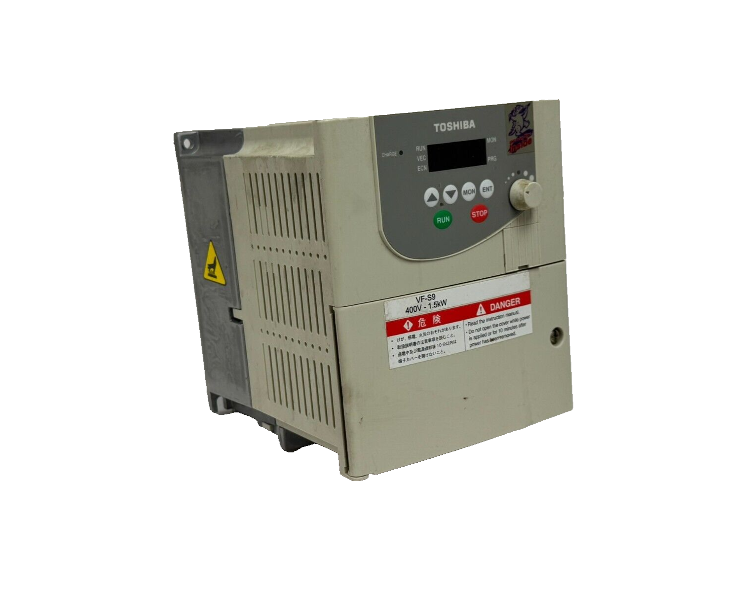 USED TOSHIBA VFS9-4015PL-WN TRANSISTOR INVERTER VFD DRIVE 2HP