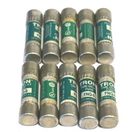 10 NEW BUSSMAN FNQ-9 FUSES FNQ9
