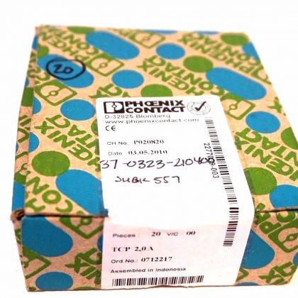 20 NEW SEALED PHOENIX CONTACT 0712217 THERMAL CIRCUIT BREAKER