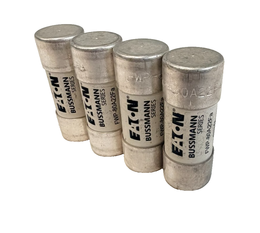 LOT OF 4 NEW EATON FWP-80A22F FUSES 700V 80AMP FWP80A22F
