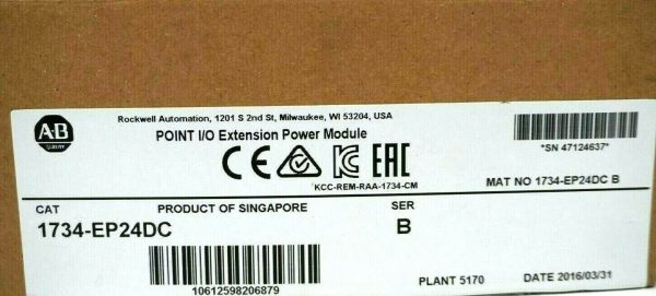 NEW ALLEN BRADLEY 1734-EP24DC I/O EXTENSION POWER MODULE SER.B 1734EP24DC - Image 4