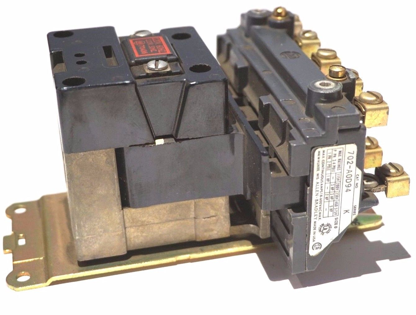 NEW ALLEN BRADLEY 702-A0D94 SER. K SIZE 0 AC CONTACTOR 702A0D94 - Image 4