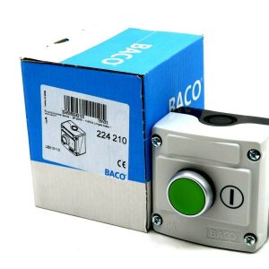 NEW BACO LBX10110 GREEN PUSHBUTTON STATION 224210
