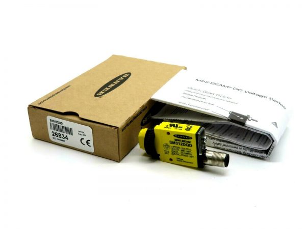 NEW BANNER ENEGINEERING SM312DQD PHOTOELECTRIC SENSOR 26834