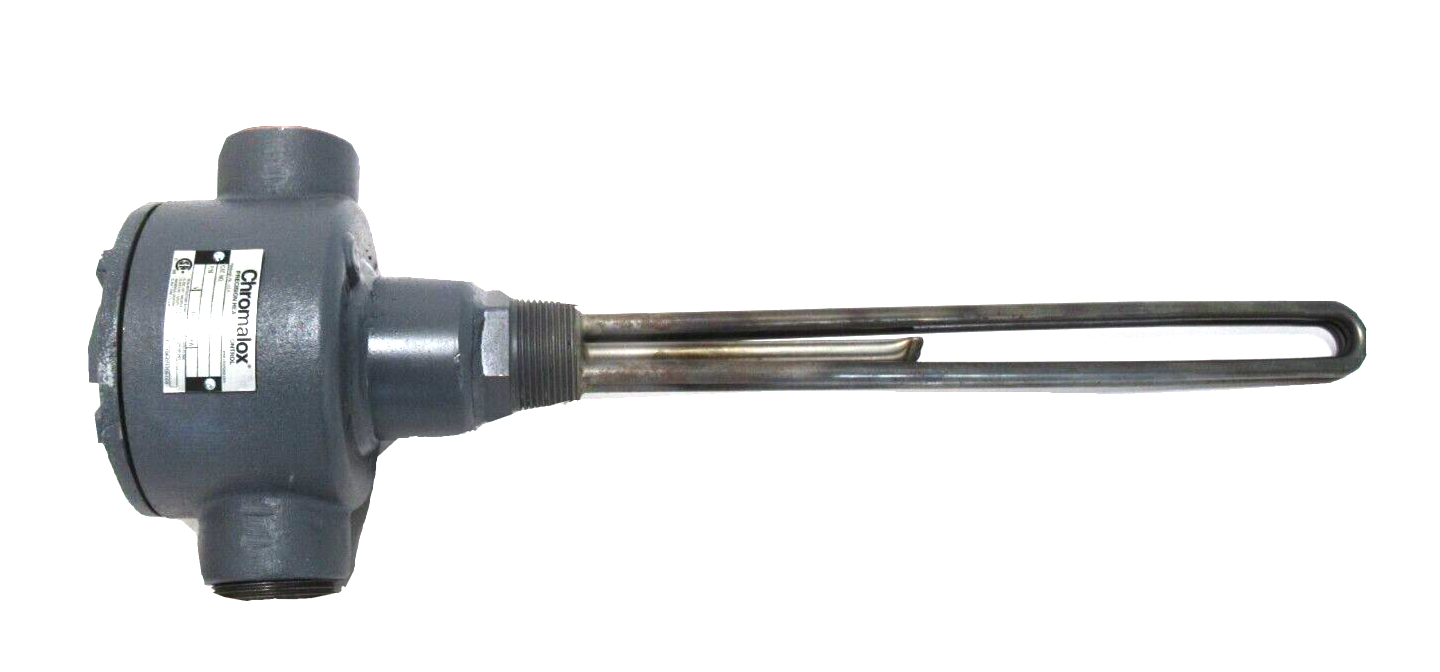 NEW CHROMALOX ARMT0-105E2T4 IMMERSION HEATER 120V .500KW 156-303012-898 387830-1 - Image 4