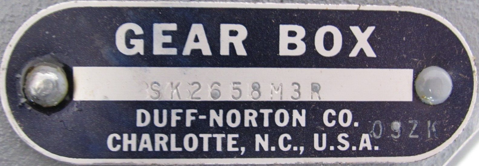 NEW DUFF NORTON SK2658M3R GEAR BOX 1:1 SK2658-M3R - SB Industrial