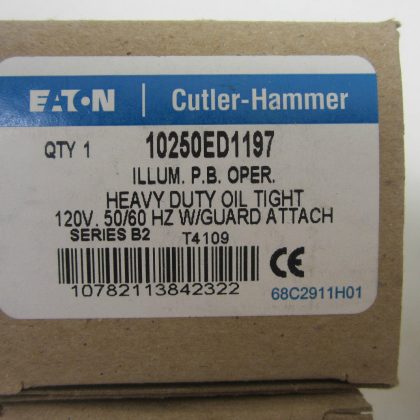 NEW EATON CUTLER HAMMER 10250ED1197 PUSHBUTTON