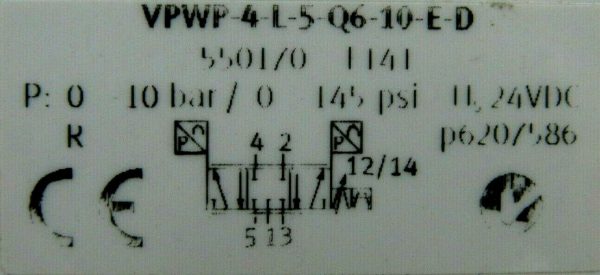 NEW FESTO VPWP-4-L-5-Q6-10-E-D DIRECTIONAL CONTROL VALVE 550170 VPWP4L5Q610ED - Image 4