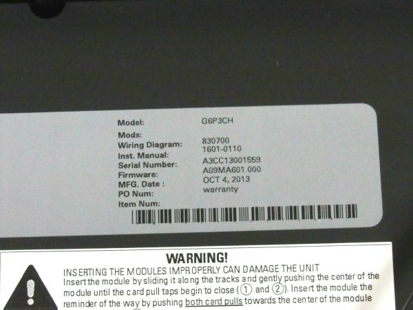 NEW GE G60 G6P3CH MULTILIN GENERATOR MANAGEMENT RELAY - Image 6