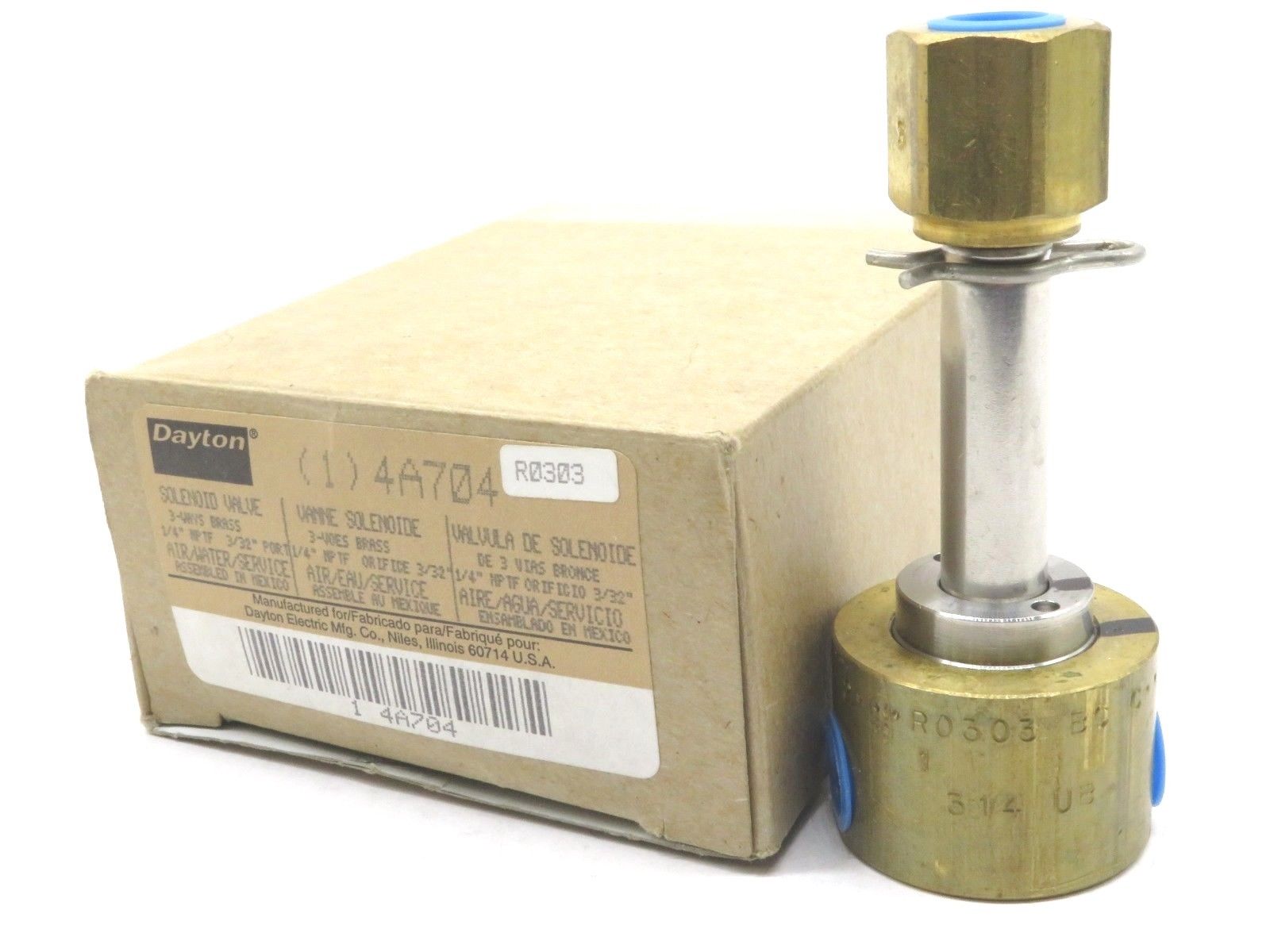 NEW GRAINGER DAYTON 4A704 SOLENOID VALVE SB Industrial Supply, Inc.