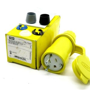 NEW HUBBELL HBL15W47 CONNECTOR BODY 15AMP 125V