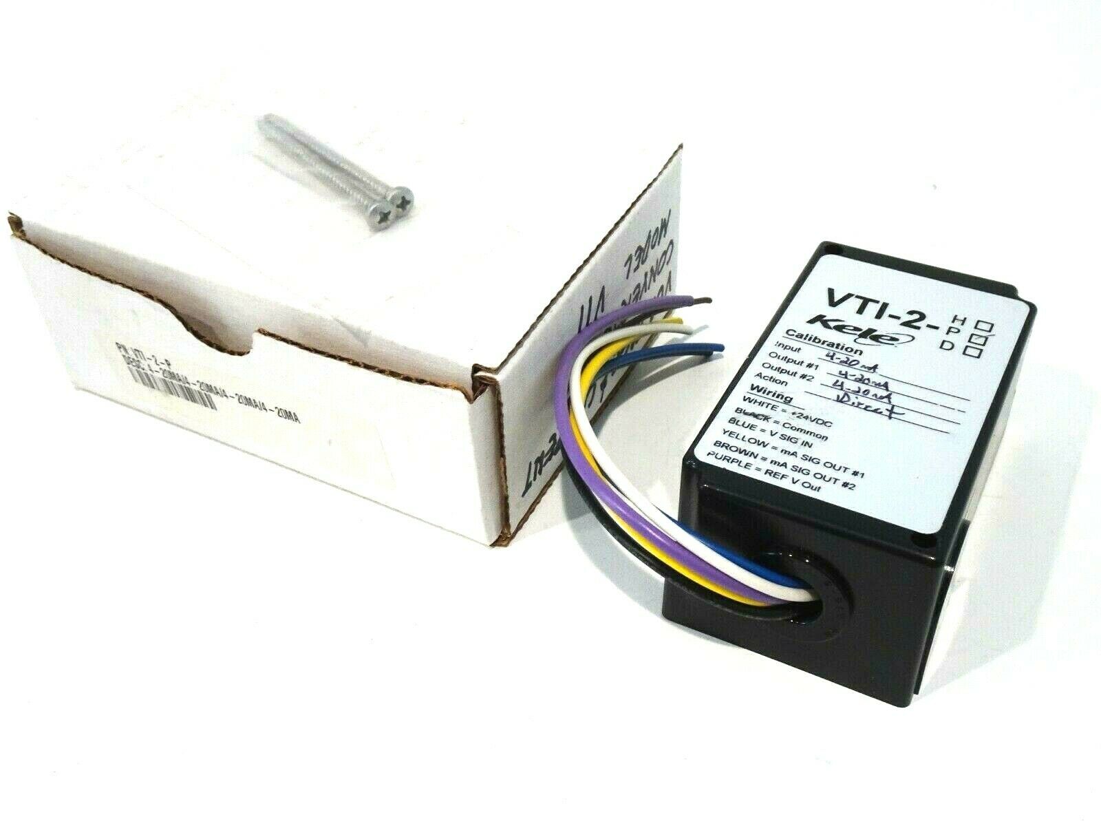 NEW KELE VTI2P VOLTAGE CURRENT CONVERTER VTI2P SB Industrial Supply, Inc.