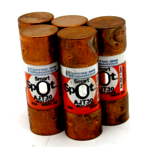 NEW LOT OF 5 FERRAZ SHAWMUT AJT30 FUSES