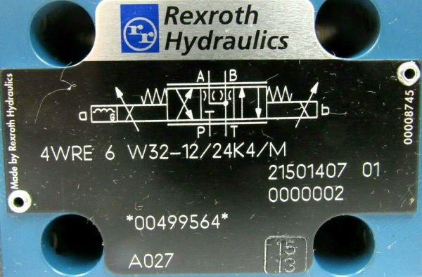 NEW REXROTH 4WRE-6-W32-12/24K4/M VALVE 00499564 21501407-01 4WRE6W321224K4M - Image 4