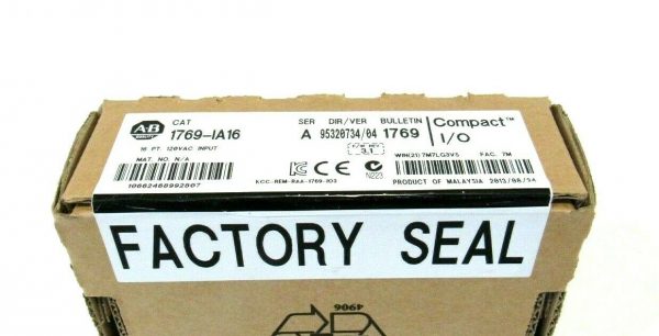 NEW SEALED ALLEN BRADLEY 1769-IA16 INPUT MODULE SER.A 1769IA16 - Image 3