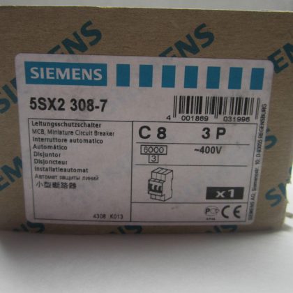 NEW SIEMENS 5SX2-308-7 CIRCUIT BREAKER 5SX23087