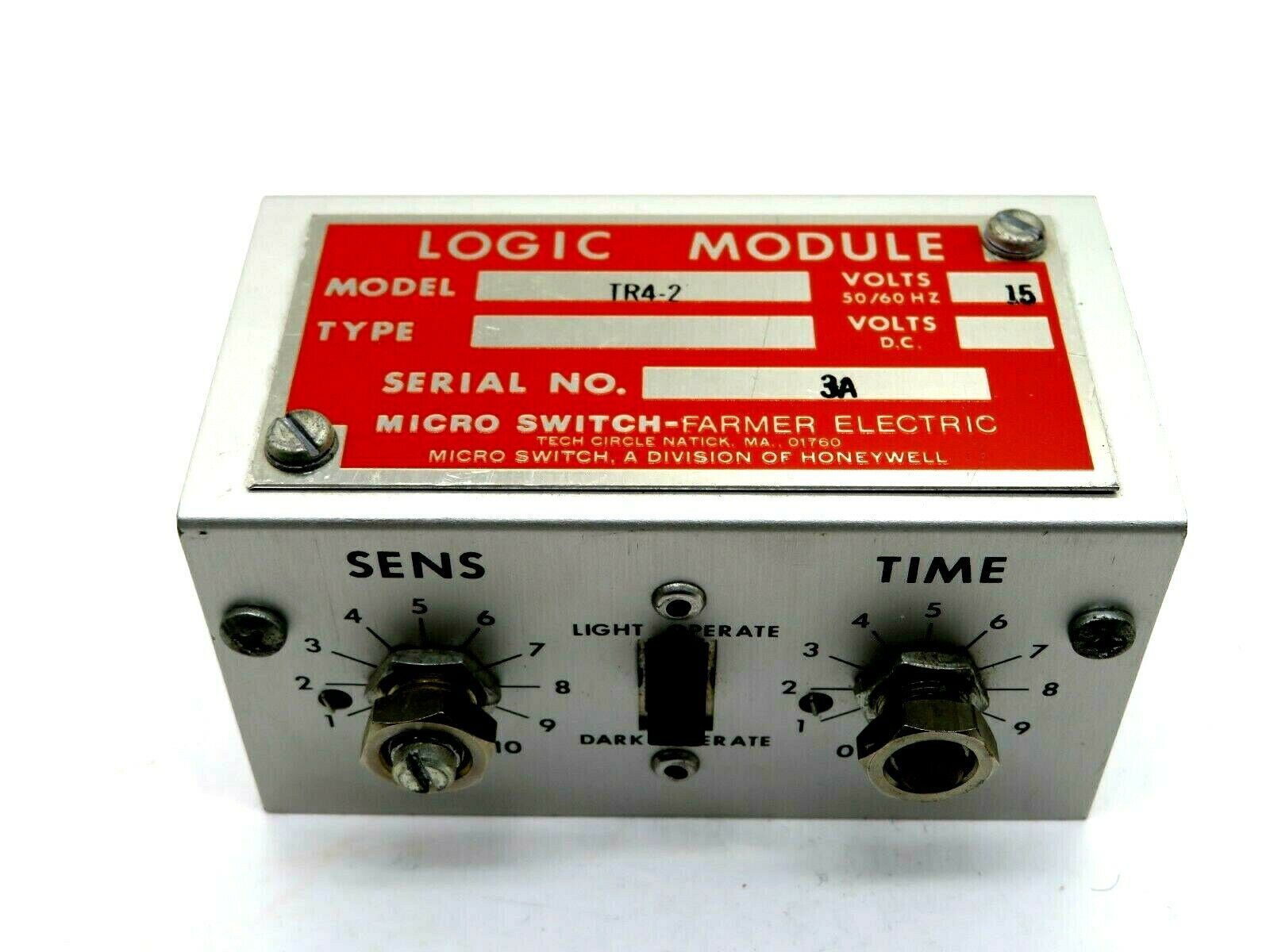 USED MICRO SWITCH TR4-2 MODULE 15V 50/60HZ 8PIN TR42 - SB Industrial ...