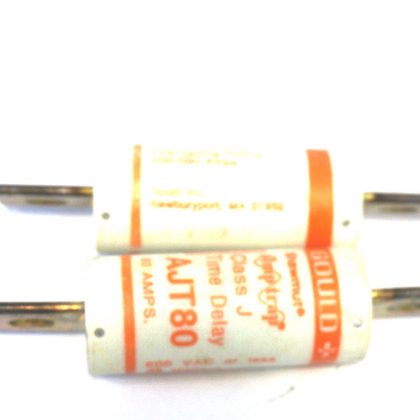 2 NEW GOULD SHAWMUT AJT-80 FUSES AJT80