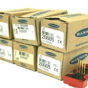 6 NEW BANNER ENGINEERING 26665 LOGIC MODULE LM3