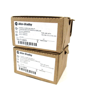 LOT OF 2 NEW ALLEN BRADLEY 193-T1AB25 OVERLOAD RELAY SER.A 193T1AB25