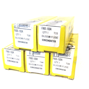 LOT OF 5 NEW BUSSMANN FWX-100A FUSES FWX100A
