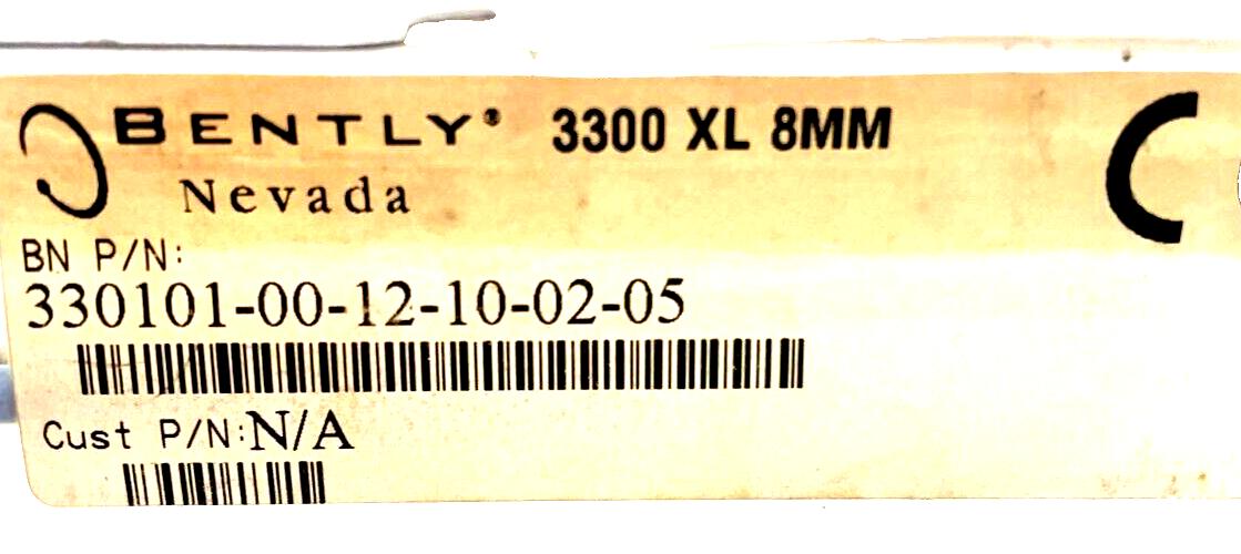NEW BENTLY NEVADA 330101-00-12-10-02-05 PROXIMITY SENSOR 8MM 3301010012100205 - Image 5