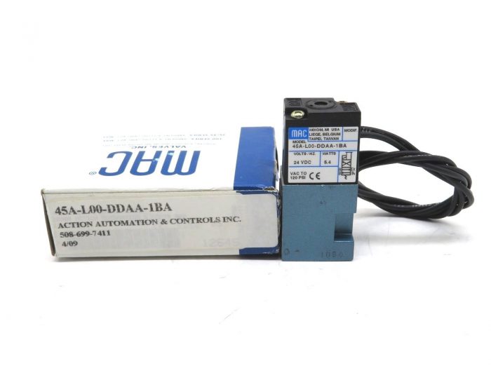 NEW MAC 45A-L00-DDAA-1BA SOLENOID VALVE 24VDC 45AL00DDAA1BA - Image 3