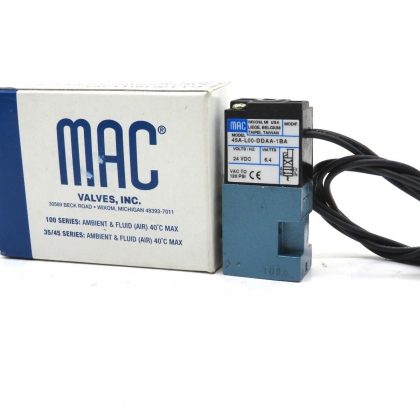 NEW MAC 45A-L00-DDAA-1BA SOLENOID VALVE  24VDC 45AL00DDAA1BA