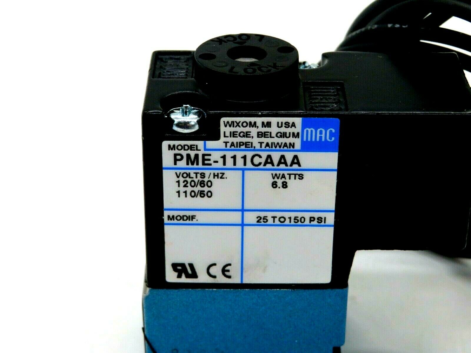 NEW MAC VALVES PME-111CAAA SOLENOID VALVE PME111CAAA - Image 3