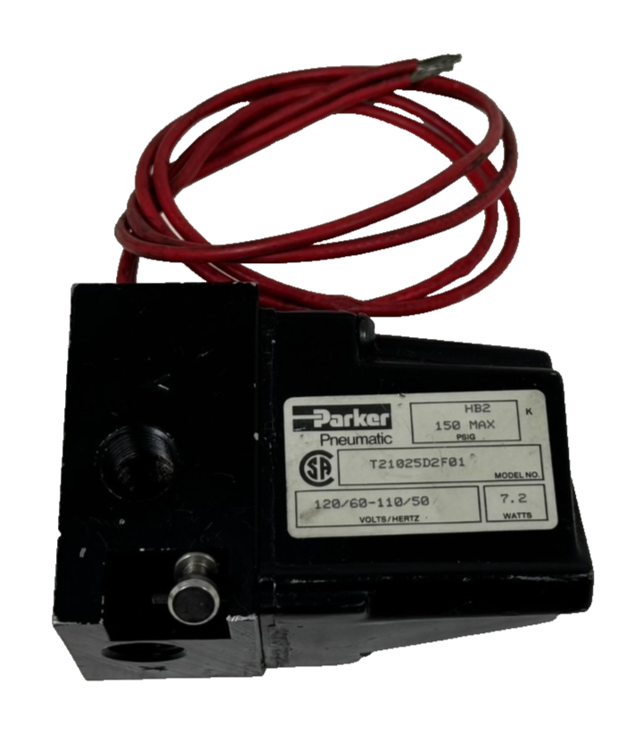 NEW PARKER PNEUMATIC T21025D2F01 SOLENOID VALVE 150PSIG 110/120V 7.2W - Image 4