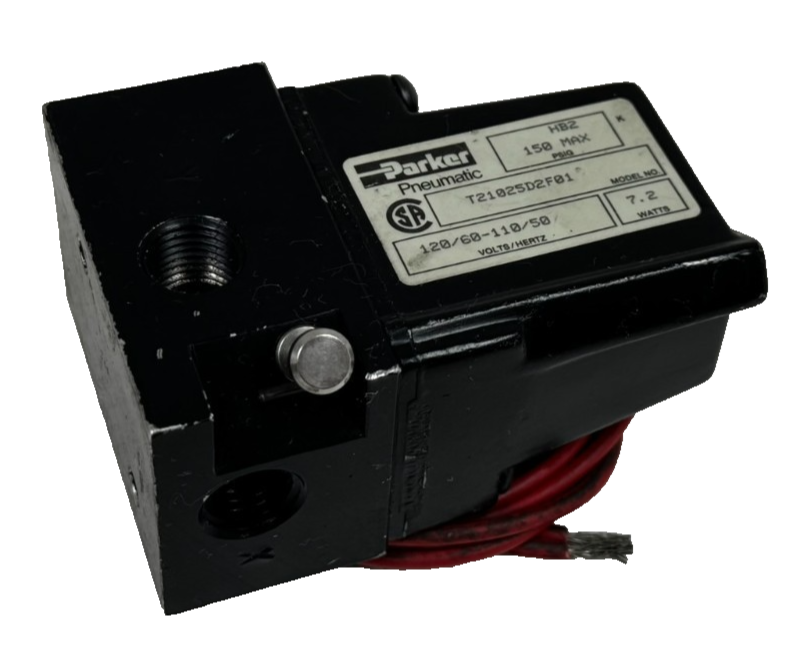 NEW PARKER PNEUMATIC T21025D2F01 SOLENOID VALVE 150PSIG 110/120V 7.2W