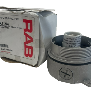 NEW RAB VX1-3/4 VAPORPROOF 100 CEILING 4" BOX VX134