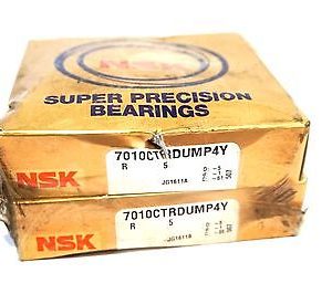 NEW SET NSK 7010CTRDUMP4Y BEARINGS