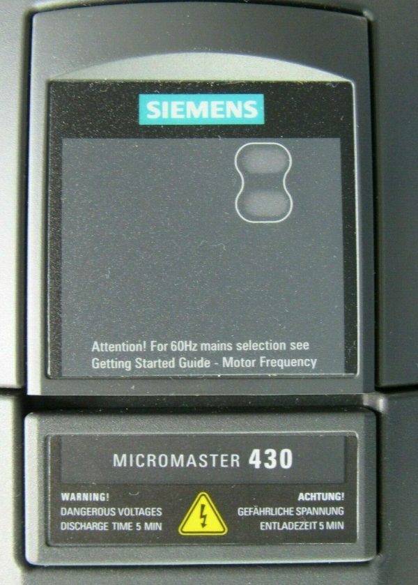 NEW SIEMENS 6SE6430-2UD37-5FA0 MICROMASTER 430 DRIVE 100HP 6SE64302UD375FA0 - Image 6