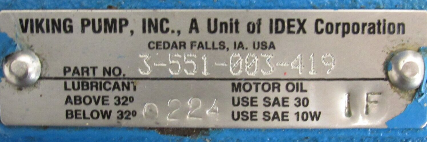NEW VIKING PUMP 3-551-003-419 HELICAL GEAR REDUCER 4:1 3551003419 - Image 6