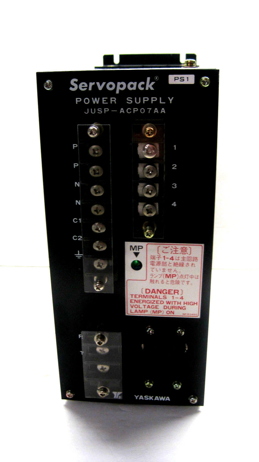 YASKAWA   JUSP-ACP07AA   SERVO POWER SUPPLY 