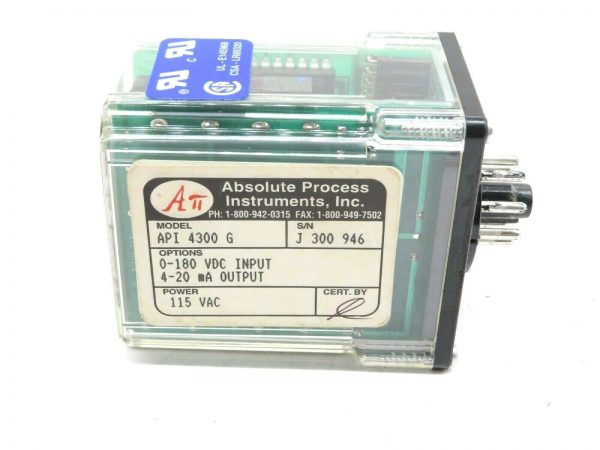 NEW ABSOLUTE PROCESS INSTRUMENTS API-4300-G TRANSMITTER 115 VAC API4300G - Image 4