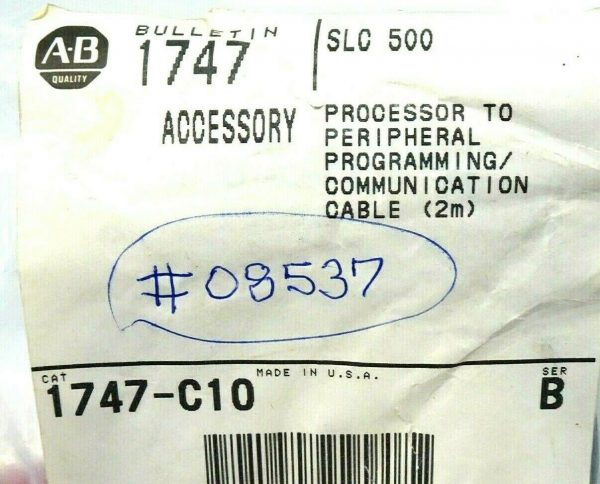 NEW ALLEN BRADLEY 1747-C10 COMMUNICATION CABLE SER.B 1747C10 - Image 3