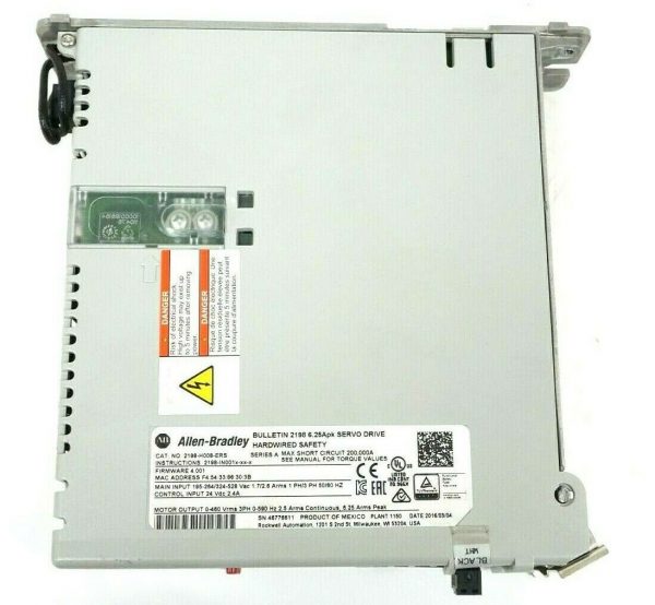NEW ALLEN BRADLEY 2198-H008-ERS KINETIX 5500 6.3 AMP SERVO DRIVE 2198H008ERS - Image 5