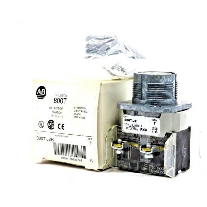 NEW ALLEN BRADLEY 800T-J2B SELECTOR SWITCH SERIES T 800TJ2B, 800T-XD2