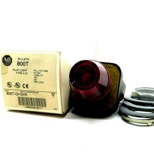 NEW ALLEN BRADLEY 800T-QH24R PUSHBUTTON PILOT LIGHT 800TQH24R