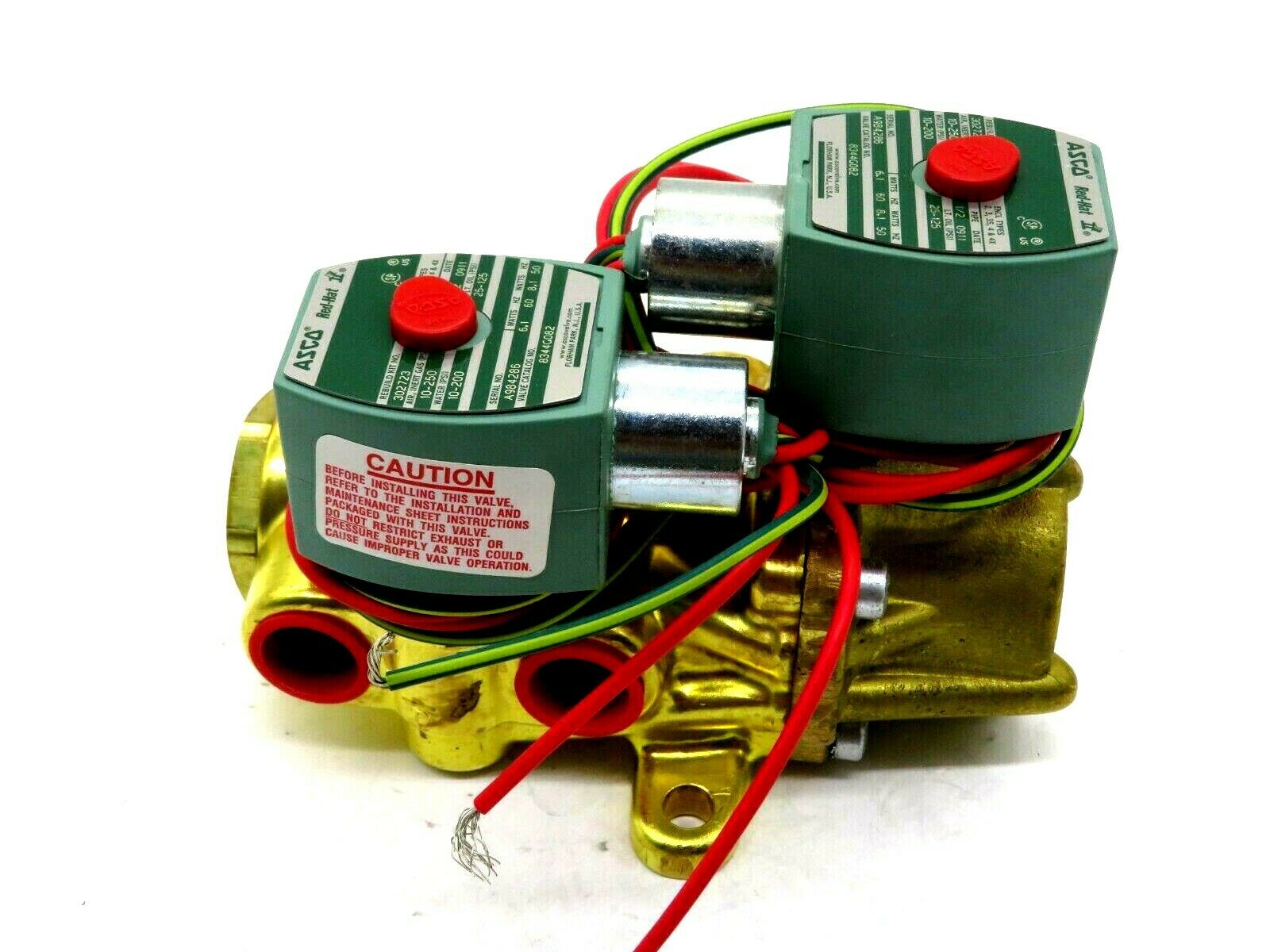 NEW ASCO 8344G082 SOLENOID VALVE 1/2" 4W 120/60 110/50 SB Industrial