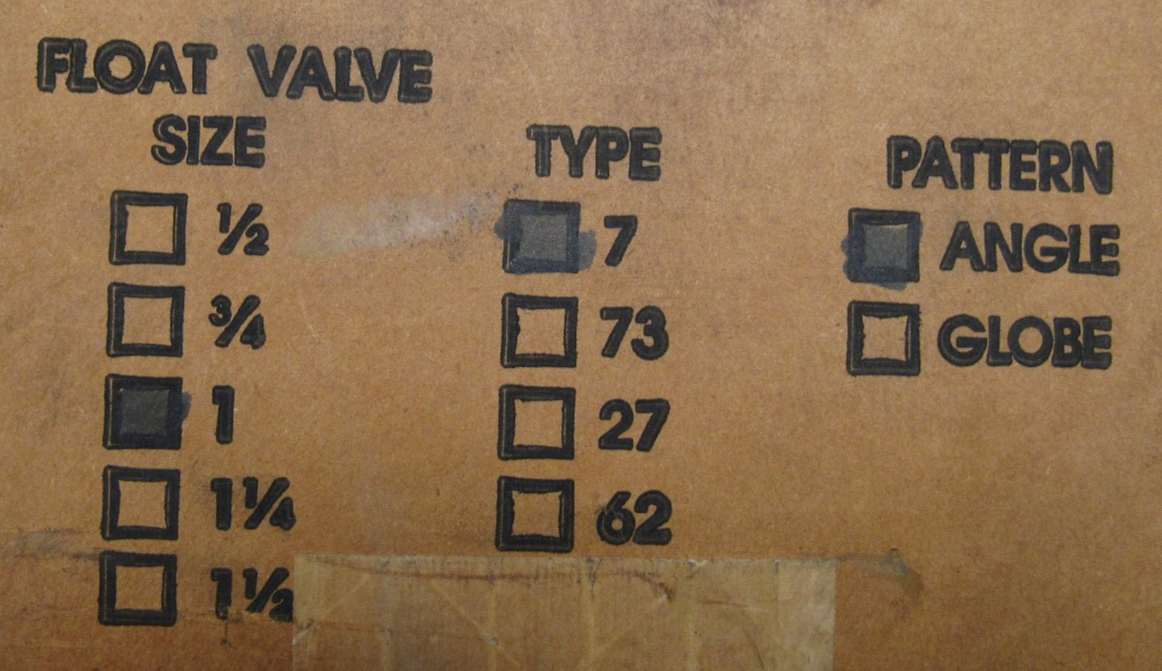 NEW KECKLEY 1-7-ANGLE FLOAT VALVE SIZE 1" TYPE 7 ANGLE - Image 4