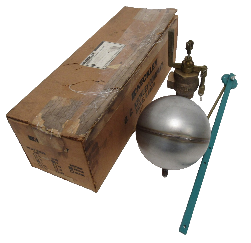 NEW KECKLEY 1-7-ANGLE FLOAT VALVE SIZE 1" TYPE 7 ANGLE