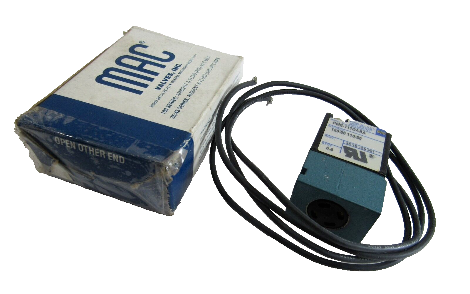 NEW MAC VALVES PME-111DAAA SOLENOID VALVE PME111DAAA