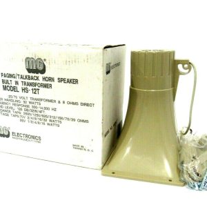 NEW MG ELECTRONICS HS-12T HORN / SPEAKER HS12T